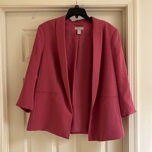 Pink Tailored H&M Suit Jacket, Size XL